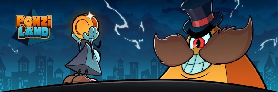 PonziLand banner